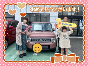 T様、ラパンのご納車おめでとうございます！