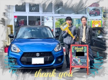 Ｍ様、新車スイフトスポーツご納車おめでとうございます！