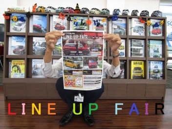 本日通常通り営業します！ＬＩＮＥ　ＵＰ　ＦＡＩＲ　開催中です！！
