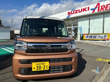 新型スペーシア試乗車入荷ました！