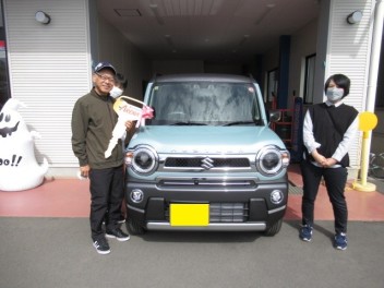 ハスラ－納車です