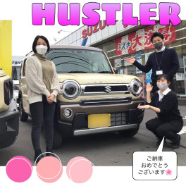 新車ハスラー御納車式です♫