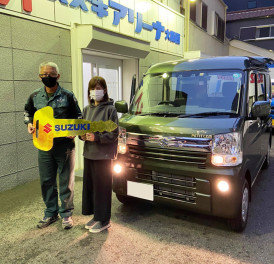 軽キャンピングカー エブリイ ぷちキャン  ご納車おめでとうございます！