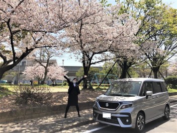 ソリオでお花見 in 尼崎