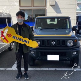 O様ジムニーシエラ納車式(*'▽')