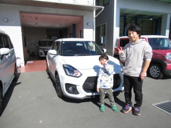 スイフトスポーツ　納車式です！