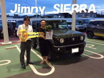 Jimny SIERRA ご納車です。