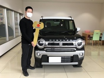 M様、ハスラーご納車おめでとうございます！