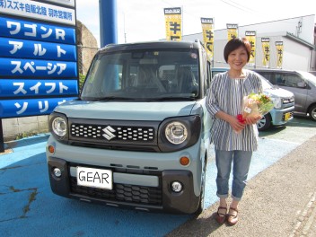 スペーシアギア　ご納車させていただきました！