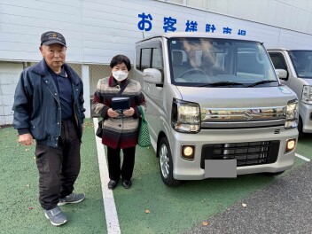 ☆エブリイワゴンご納車させて頂きました☆