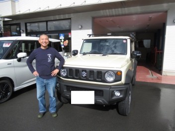 ジムニ－シエラ　納車式です！！