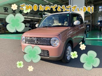 ラパンご納車式です！