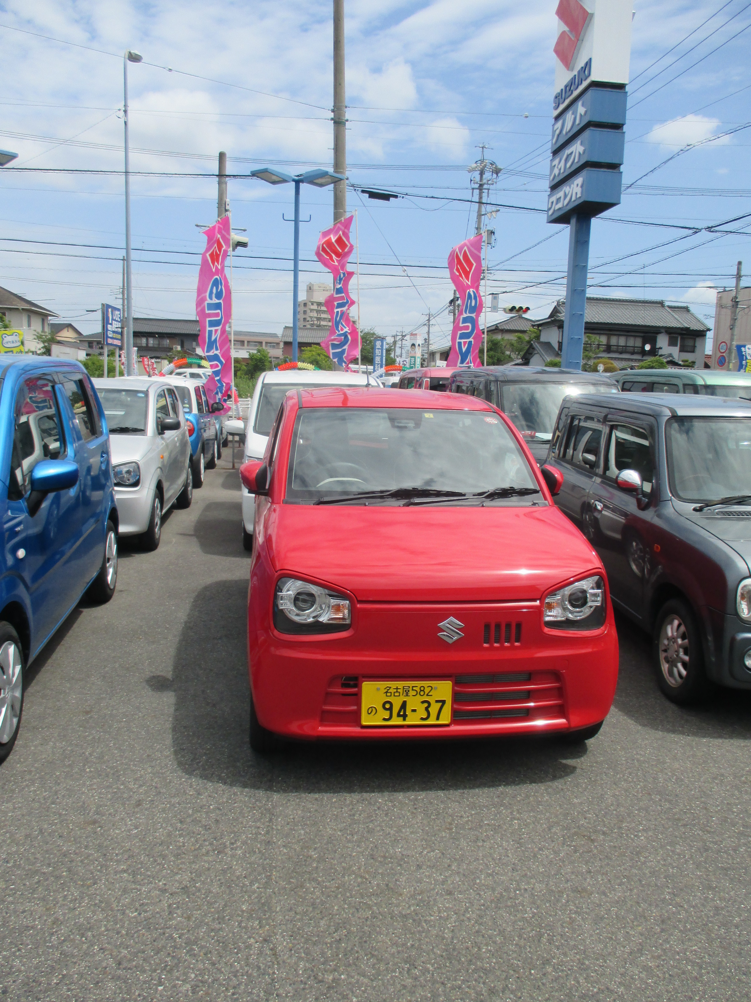 代車の入替をしました その他 お店ブログ 株式会社スズキ自販中部 スズキアリーナ長久手 U S Station長久手