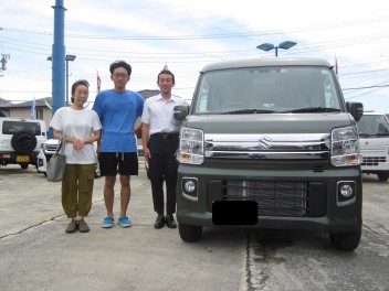 ☆エブリイワゴンご納車☆