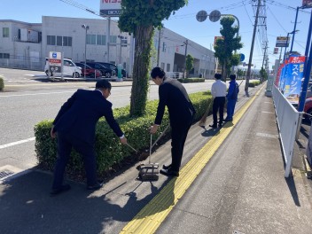 ☆朝清掃をしました☆