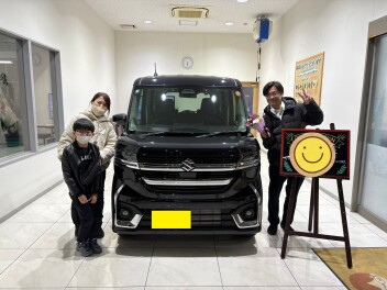 スペーシアカスタムのご納車おめでとうございます！