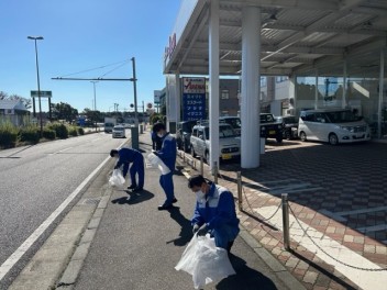 清掃活動を行いました！