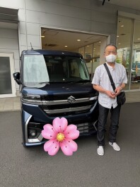 H様のスペーシアカスタムをご納車致しました！！