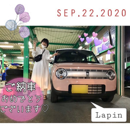 ★☆新型ラパン☆★　ご納車式♪♪