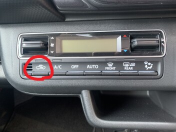 エアコンの外気導入と内気循環の使い分けで快適な車内！！！！