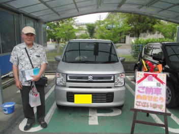 ワゴンRご納車させて頂きました。