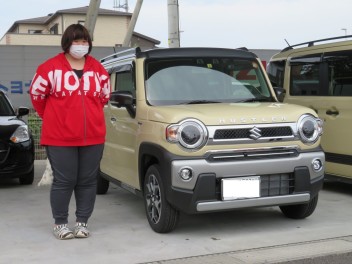 ハスラーJスタイルのご納車、おめでとうございます!!