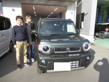 ハスラー　納車式です！