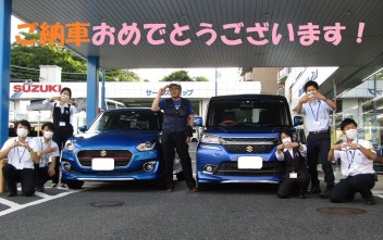 ソリオからスイフトへ！ご納車おめでとうございます！！