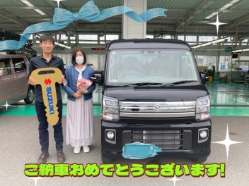 エブリイワゴンご納車おめでとうございます！