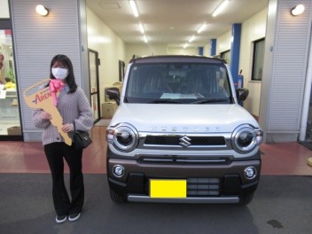 ハスラ－Jスタイル　納車です