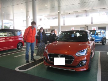 スイフトＲＳのご納車です☆★