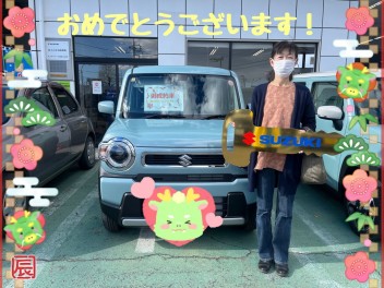 T様、ハスラーのご納車おめでとうございます！