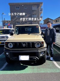 ジムニーシエラご納車させて頂きました！