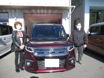 ソリオハイブリッド　納車式です！