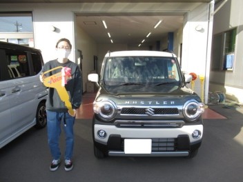 ハスラ－JスタイルⅡターボ納車です。
