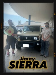 ご納車おめでとうございます！【ジムニーシエラ】