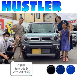 新車ハスラーご納車式です！！