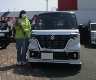 ★ご納車御礼★スペーシアカスタムをご納車しました！