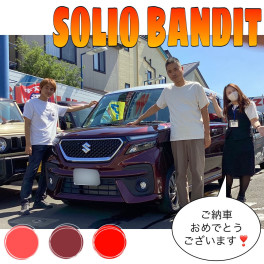 新車ソリオバンディッドご納車式です！！
