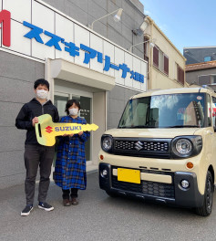 スペーシアギア ご納車おめでとうございます