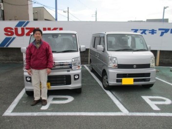 エブリイワゴン納車させていただきました