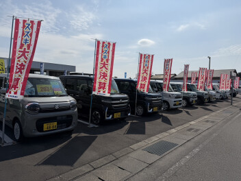 試乗車も販売中。即納できる車あります！