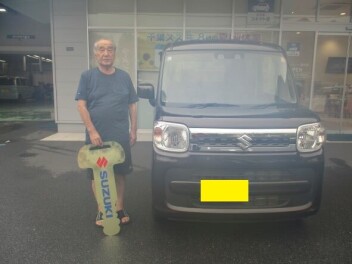 スペーシアのご納車です！おめでとうございます！