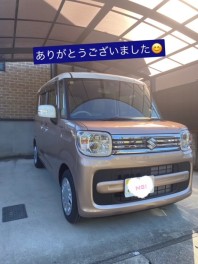 スペーシア納車いたしました。