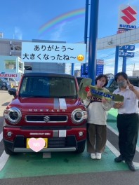 ありがとう(^_-)-☆ハスラー納車！