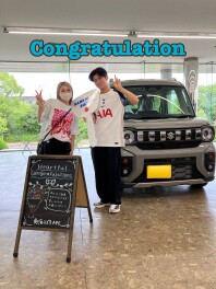 A様　ご納車おめでとうございます！