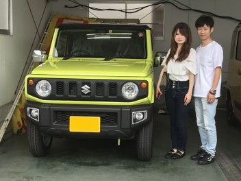 ジムニーを納車いたしました