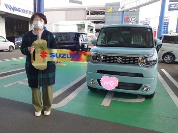 ワゴンＲスマイル納車しました(^^)/