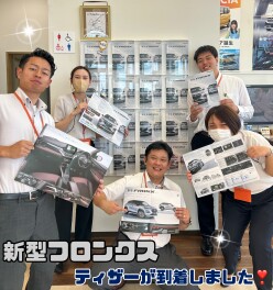新型フロンクスのティザーが来ました！！