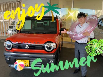 夏は　HUSTLERが大活躍♪